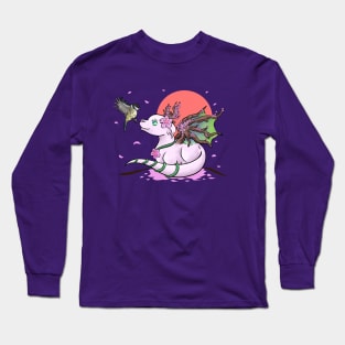 Japanese Spring Dragon | Cute Dragon Long Sleeve T-Shirt